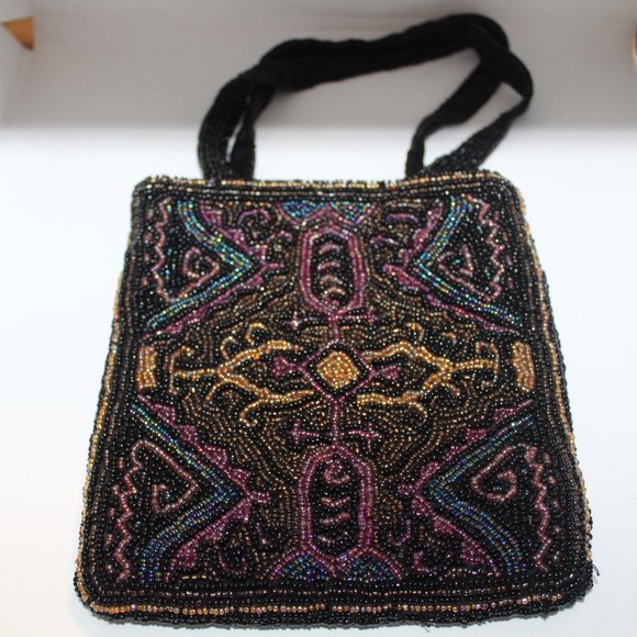 Vintage Beaded Evening Bag - Picture 1 of 4